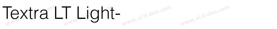 Textra LT Light字体转换